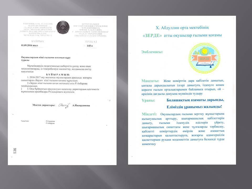 Шығармашылық  топ жұмысы 