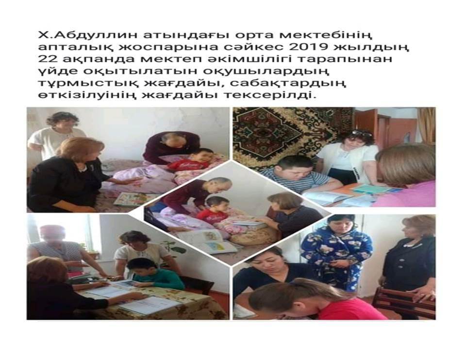 Үйде оқытылатын оқушылар